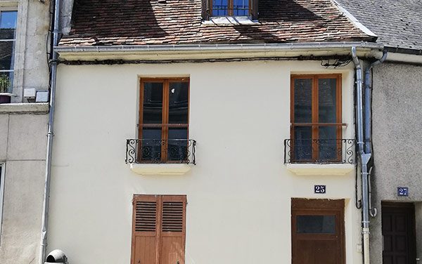 Ravalement d’une façade d’une maison à Mortagne-au-Perche (61400)