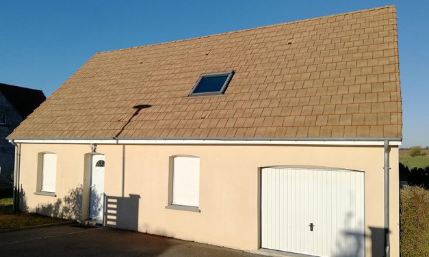 Nettoyage et protection des façades et de la toiture d’un pavillon à Mortagne-au-Perche (61400)